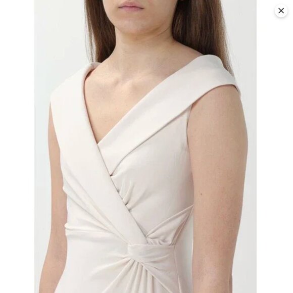 NWT Ralph Lauren JERSEY OFF THE SHOULDER DRESS - mascarpone cream IVORY - Picture 12 of 16